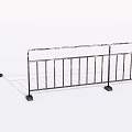 Metal Fence Barrier With Rail Design For Safety And Crowd Control