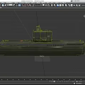 Submarine World War II Submarine Nuclear Submarine Military Equipment Weapon Nuclear Powered Boat Low Face Number Low Model Simple Model Game Video Class Super Realistic 3d model