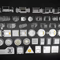 Industrial LOFT Pipe Kit Export 3d model