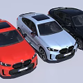 Red BMW SUV With Panoramic Sunroof And Sporty Design