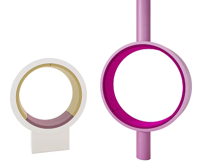 Modern single chair indoor seat special-shaped sofa 3d model