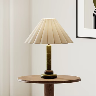Modern medieval table lamp retro table lamp 3d model