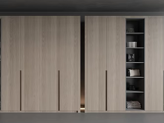 Wardrobe Decorative Wardrobe Wooden Wardrobe Finished Wardrobe 3d model