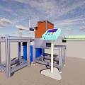 Automatic visual inspection system 3d model