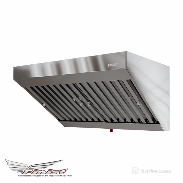 Frigidaire Commercial Stainless Steel Range Hood with Ventilation System for Kitchens 3d model 