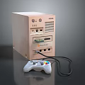 Modern game console Nintendo game console 3d model