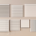 modern venetian blinds roller blinds blinds venetian blinds 3d model