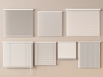 modern venetian blinds roller blinds venetian blinds 3d model