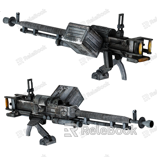 Modern Gun Machine Gun model