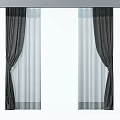 Curtains 3d model