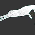 Detailed Gharial Reptile Displaying Long Snout And Textured Green Yellow Scales