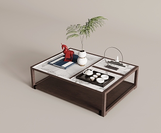 New Chinese Tea Table 3d model