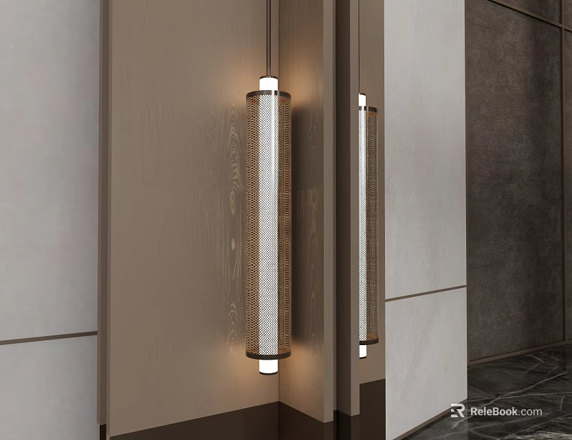 Luxurious Modern Kitchen Chandelier With Sleek Design And Warm Lighting 3d model 