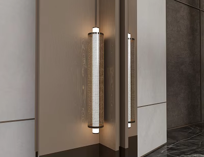 Luxurious Modern Kitchen Chandelier With Sleek Design And Warm Lighting 3d model