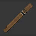 High Quality Brown Cigar With Decorative Label As Essential Modern Lifestyle Living Accessory