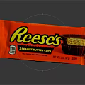 Reese's Peanut Butter Cups With Red Wrapper Chocolate And Peanut Butter Flavor