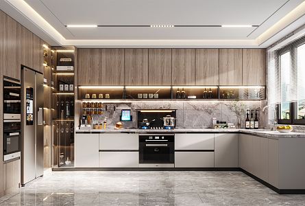 Modern Kitchen 3d model