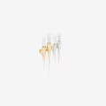 Gold and Silver Wall Lamps With Unique Spike Design And Glass Tubes