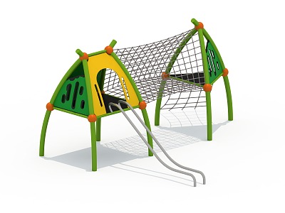 Kindergarten outdoor play equipment outdoor crawl kindergarten toys 3d model