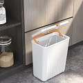 Modern trash can hang trash can 3d model