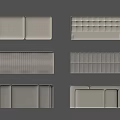 Various Textured Upholstered Panels With Different Patterns For Home Furniture And Interior