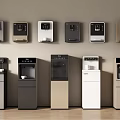 Modern Wall Mounted And Floor Standing Water Dispensers In Various Colors For Daily Use