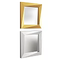 Modern Decorative Wall Mirrors With Gold Silver Frames And Various Shapes