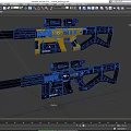 Science fiction rifle future gun cyberpunk gun assault rifle low face number low model simple model game sub-era film and television level super realistic high precision 3d model