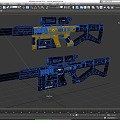 Science fiction rifle future gun cyberpunk gun assault rifle low face number low model simple model game sub-era film and television level super realistic high precision 3d model