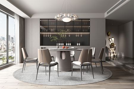 Modern Restaurant 3d model