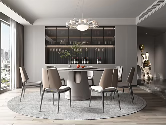 Modern Restaurant 3d model