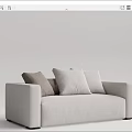 Modern Multiplayer Sofa Minotti 3d model