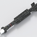 missile torpedo rocket air-to-ground missile anti-ship missile air-defense missile intercontinental missile cruise missile 3d model