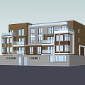 Modern Multi Storey Residential Building With Balconies And Glass Windows