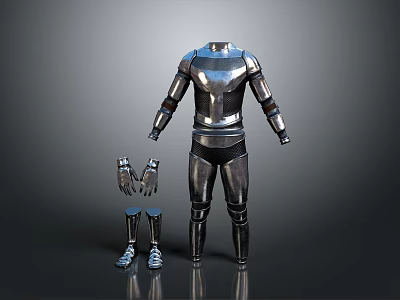 Modern Open Kitchen Household Items With Island Counter And Appliances 3d model Modern Open Kitchen Household Items With Island Counter And Appliances 3d model