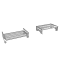 Sturdy Metal Equipment Racks With Hollow Design And Support Legs for Device Placement