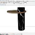 Modern Simple Side Table 3d model