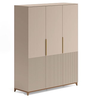 Simple Wardrobe Simple Wardrobe High Cabinet Bedroom Wardrobe Cabinet 3d model