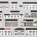 Traditional Chinese Style Buildings With Multiple Roof Designs And Architectural Features