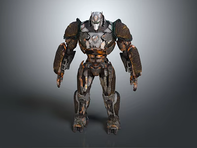 Futuristic Smart Machine With Mechanical Structure Metal Armor And Detailed Texture Design 3d model