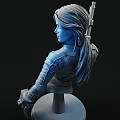 Radiation 4 Beep Kid Movie Character Game Character Lucy McLean 3d model