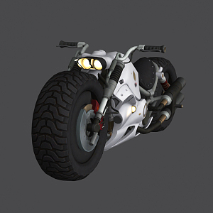 Modern Motorcycle 3d model