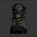 High Top Hiking Boots With Durable Upper And Non Slip Rubber Sole