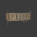 Vintage Hardware Tools Hanging On Wooden Board With Pliers Hammers And Chains