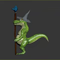 Crocodile Alligator Nile Crocodile carnivore reptile cold-blooded animal reptile 3d model