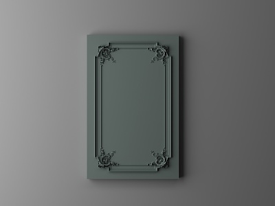 Cabinet door panel 3d model