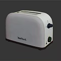 Modern Tefal Silver Stainless Steel Toaster Sleek Kitchen Appliance Design