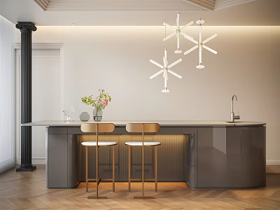 Bar Island Table Arc Bar Table Arc Top Island Table Special Bar Table Light Luxury Bar Table Modern Bar Table 3d model