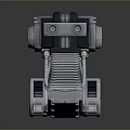Mechanical Game Movie Character With Metallic Armored Design And 3D Mechanical Features