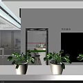 Lenovo Digital Store With Modern Glass Front And Laptop Smartphone Displays